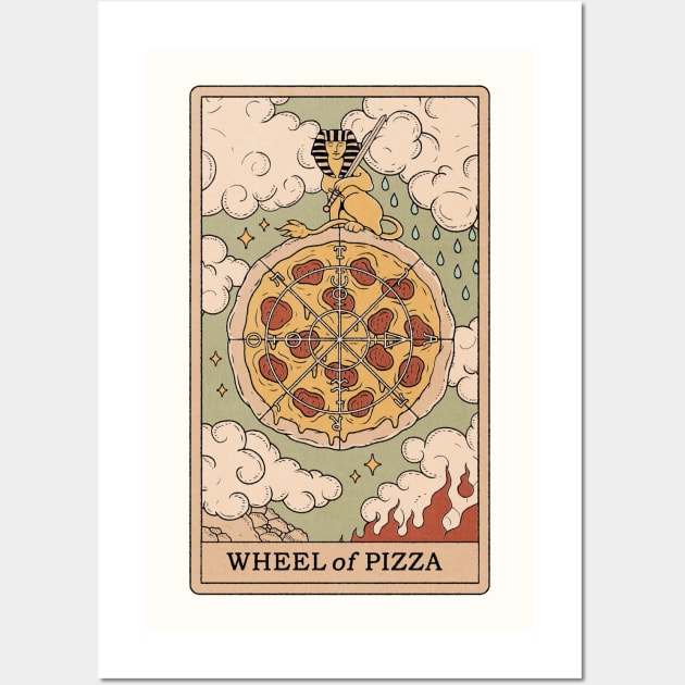 Wheel of Pizza Wall Art by thiagocorrea